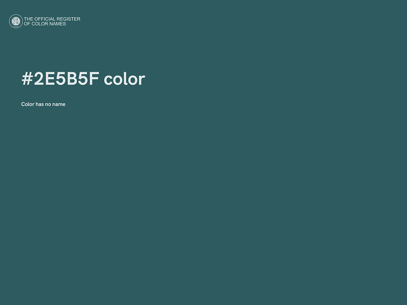 #2E5B5F color image