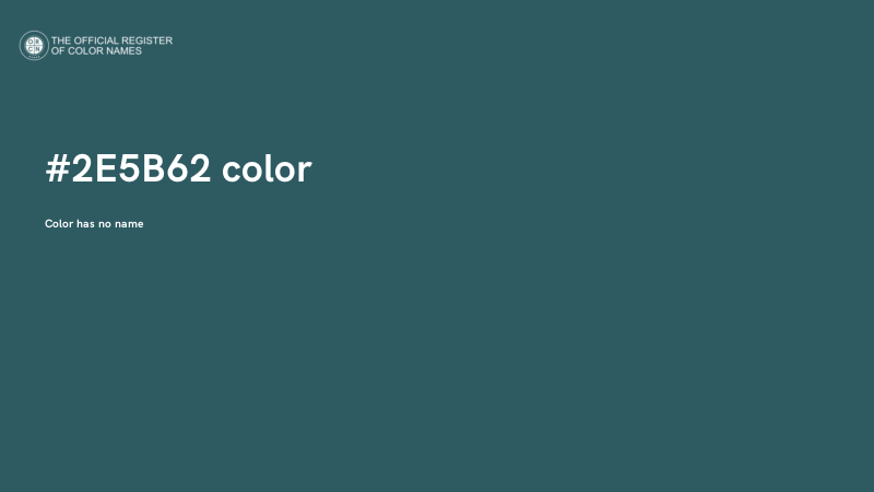 #2E5B62 color image