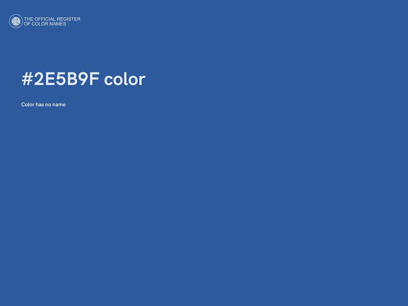 #2E5B9F color image