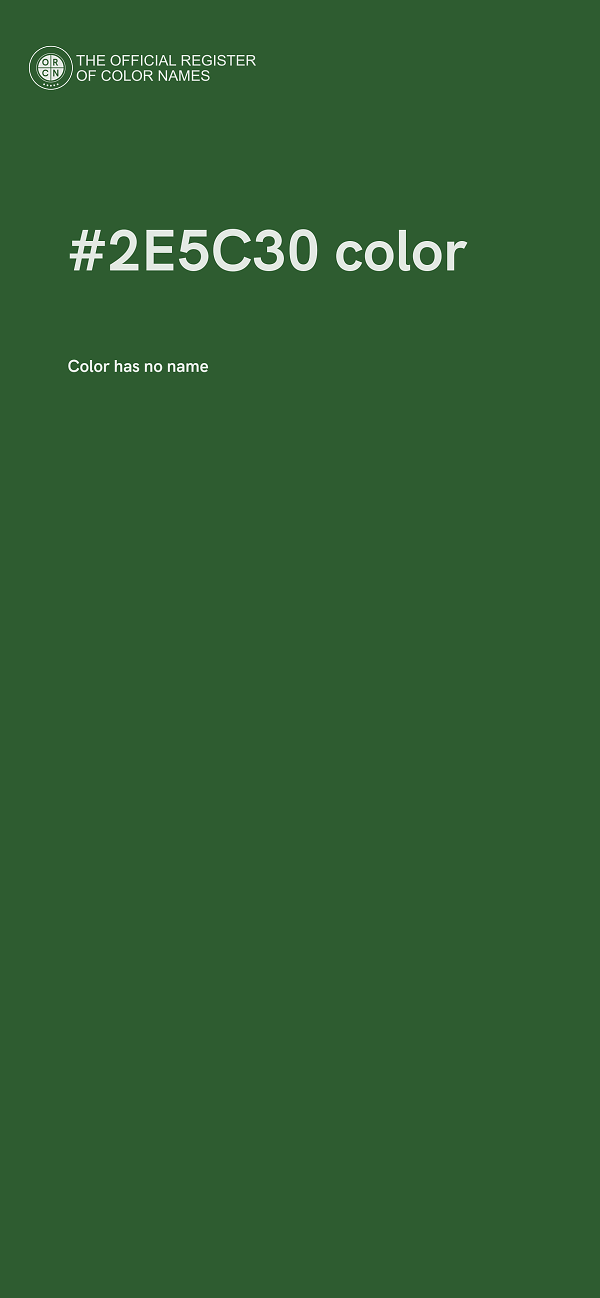 #2E5C30 color image