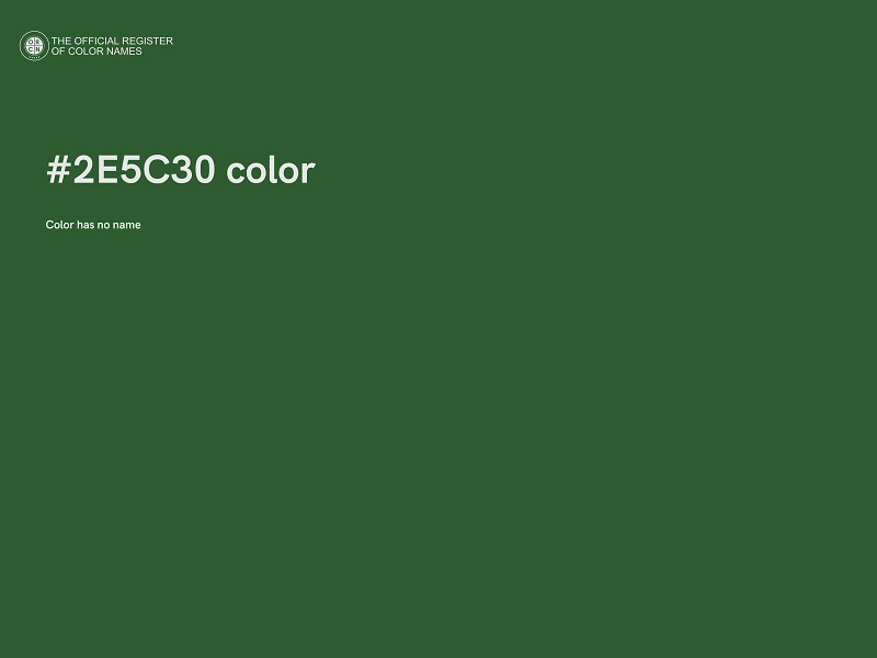 #2E5C30 color image