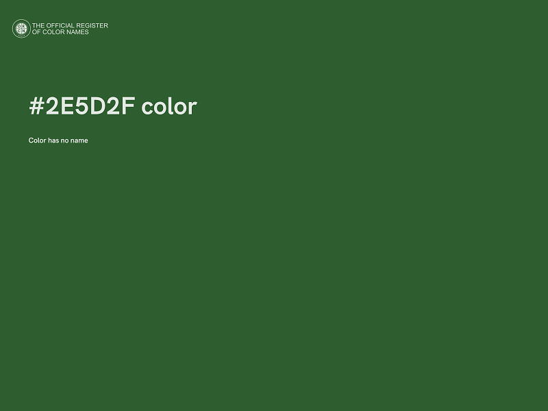 #2E5D2F color image