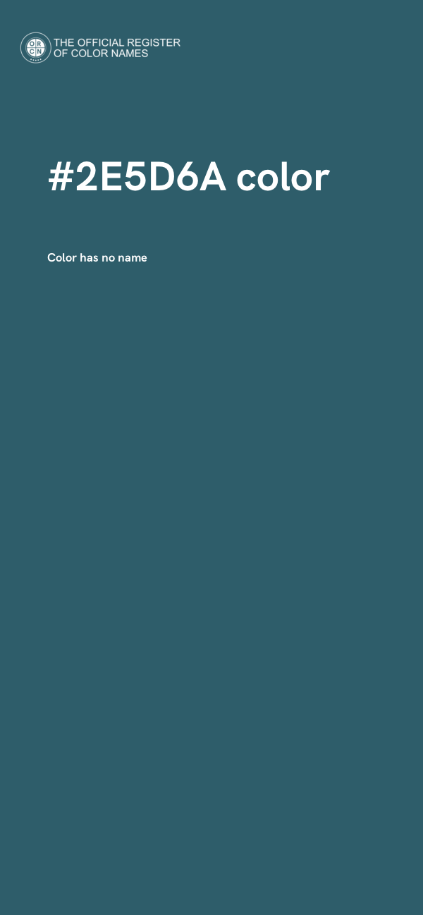 #2E5D6A color image