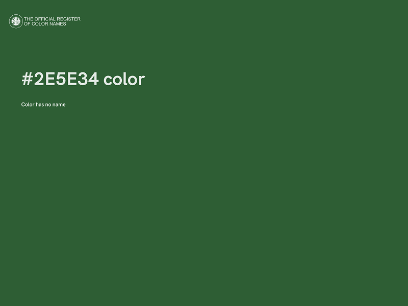 #2E5E34 color image