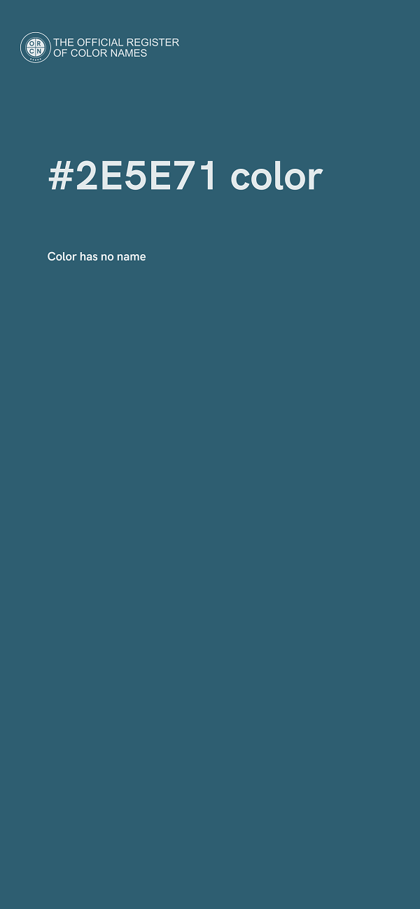 #2E5E71 color image