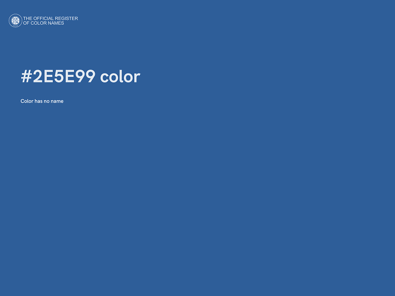 #2E5E99 color image