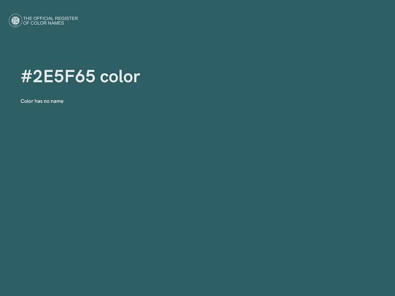 #2E5F65 color image