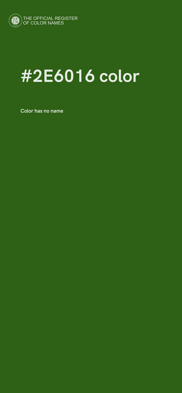 #2E6016 color image