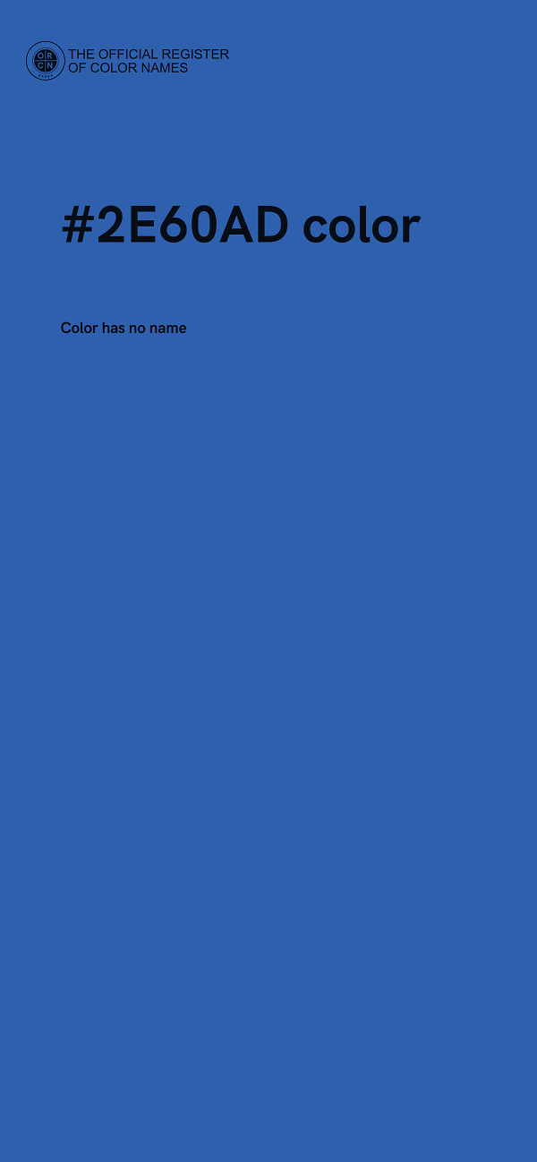 #2E60AD color image
