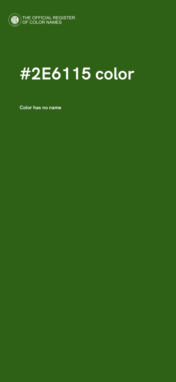 #2E6115 color image