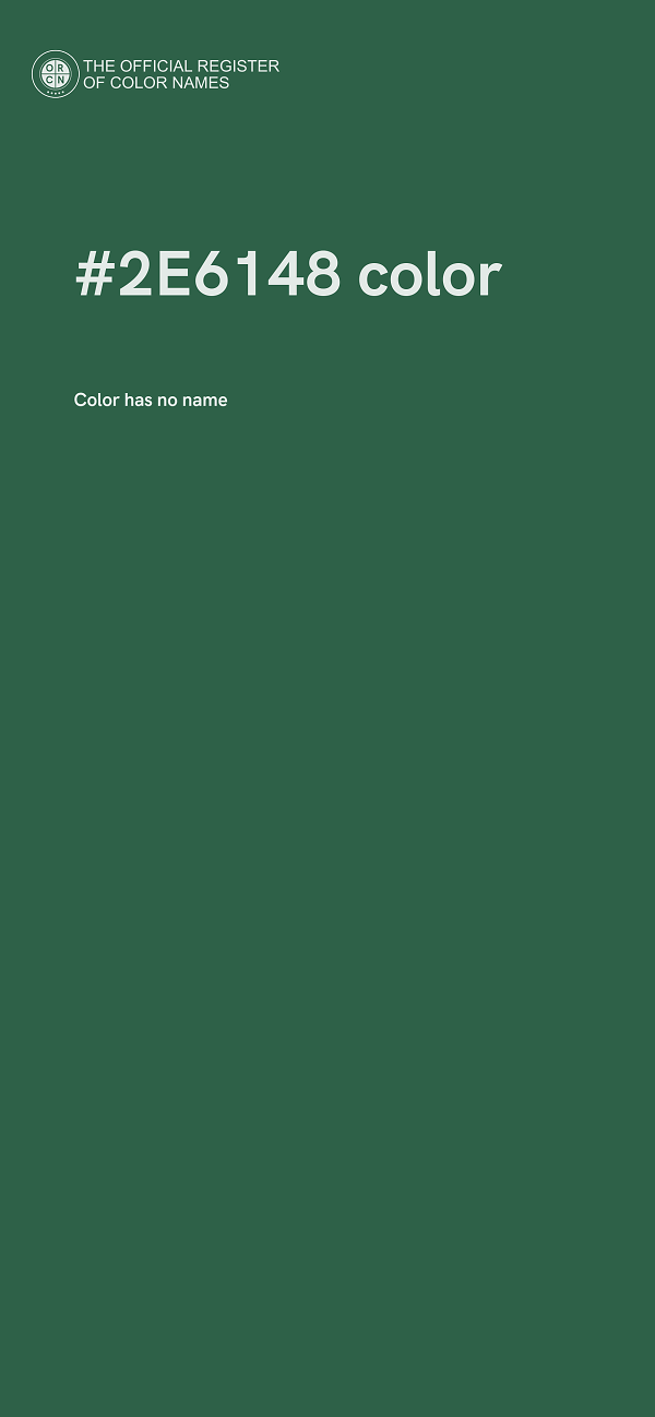 #2E6148 color image