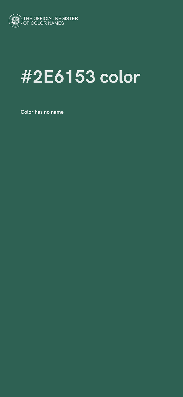 #2E6153 color image
