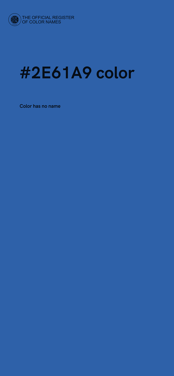#2E61A9 color image
