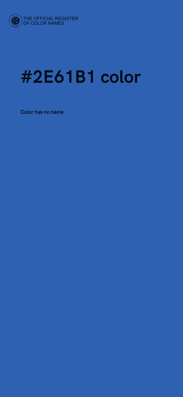 #2E61B1 color image