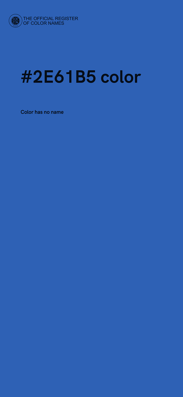 #2E61B5 color image