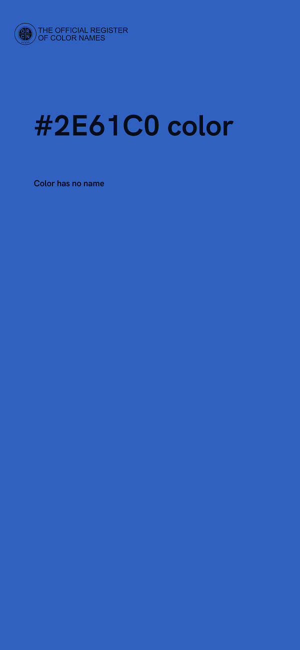 #2E61C0 color image