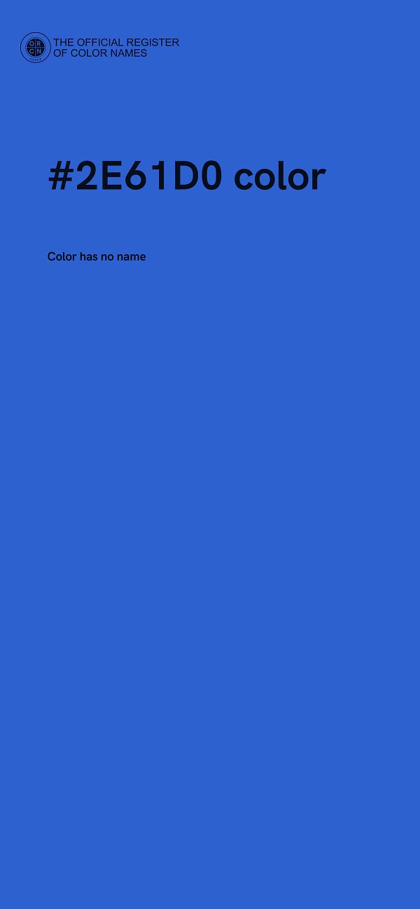 #2E61D0 color image