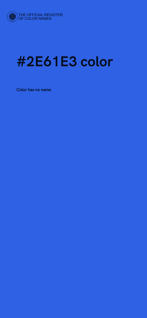 #2E61E3 color image