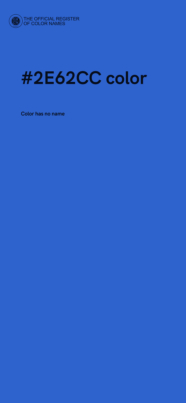 #2E62CC color image