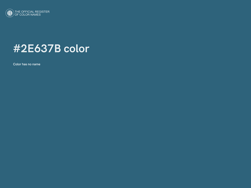 #2E637B color image