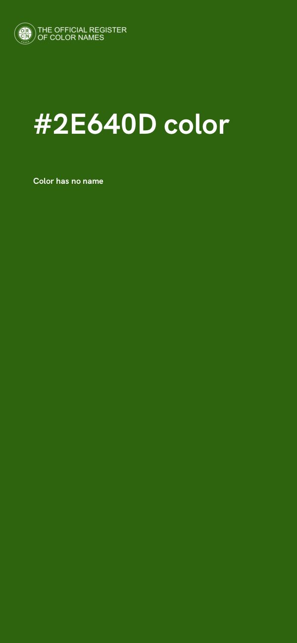 #2E640D color image