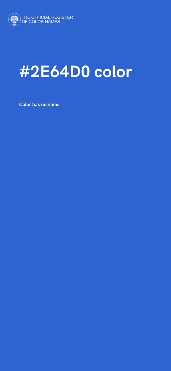 #2E64D0 color image