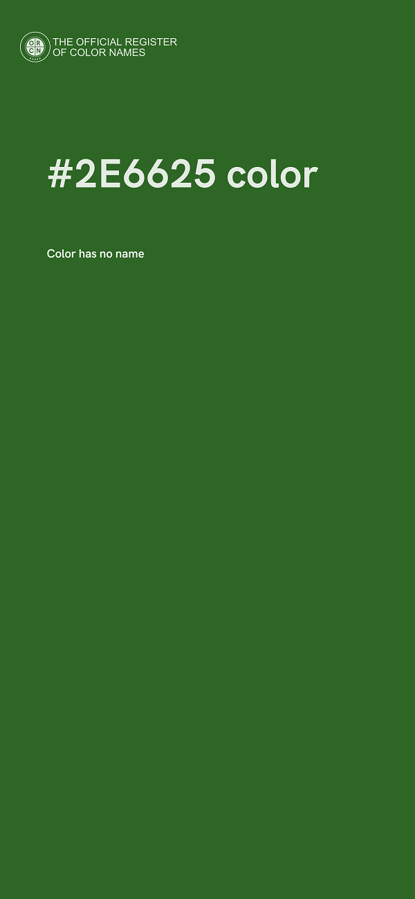 #2E6625 color image