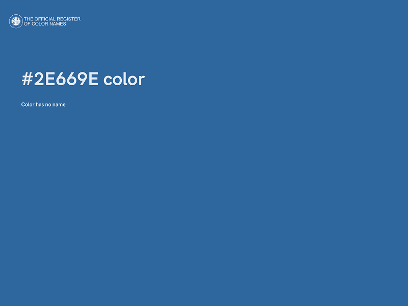 #2E669E color image