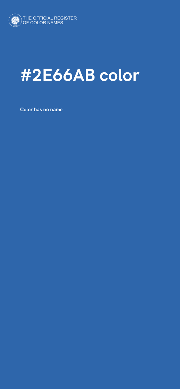 #2E66AB color image