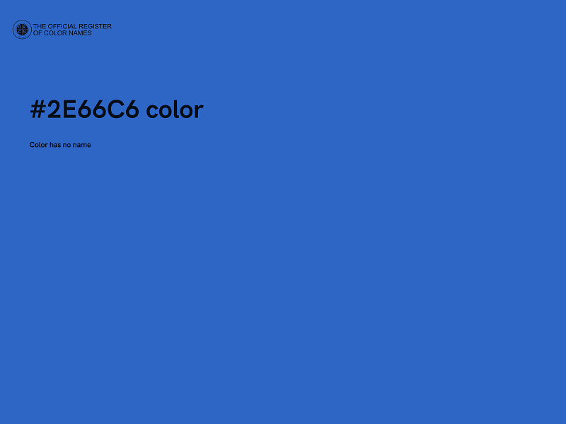 #2E66C6 color image