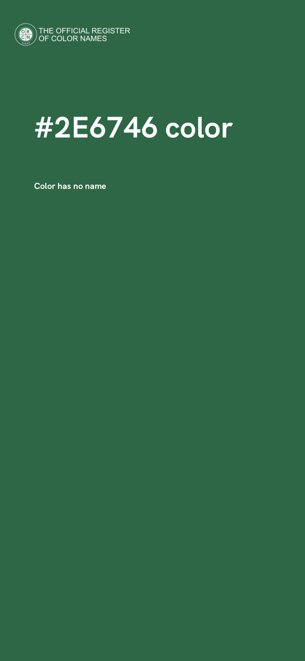 #2E6746 color image