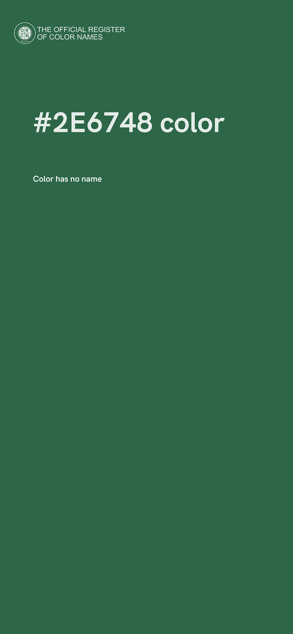 #2E6748 color image