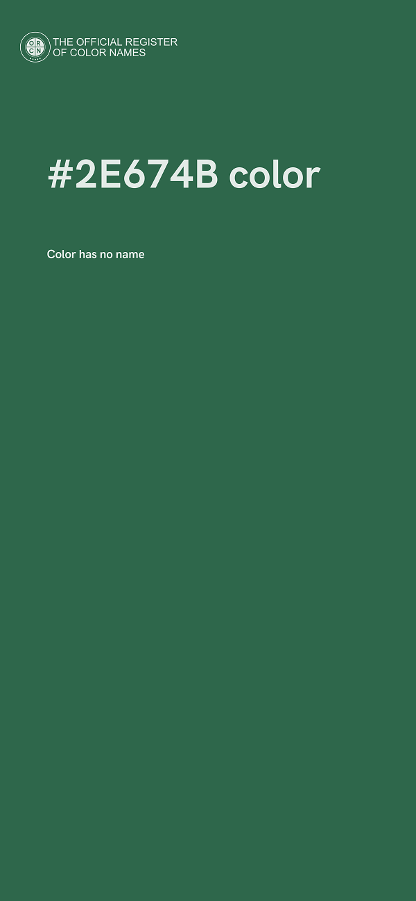 #2E674B color image