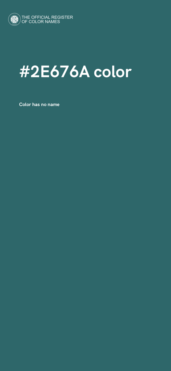 #2E676A color image
