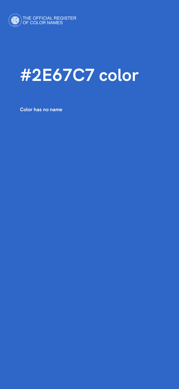 #2E67C7 color image