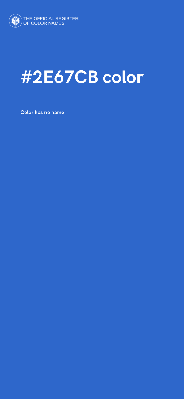 #2E67CB color image