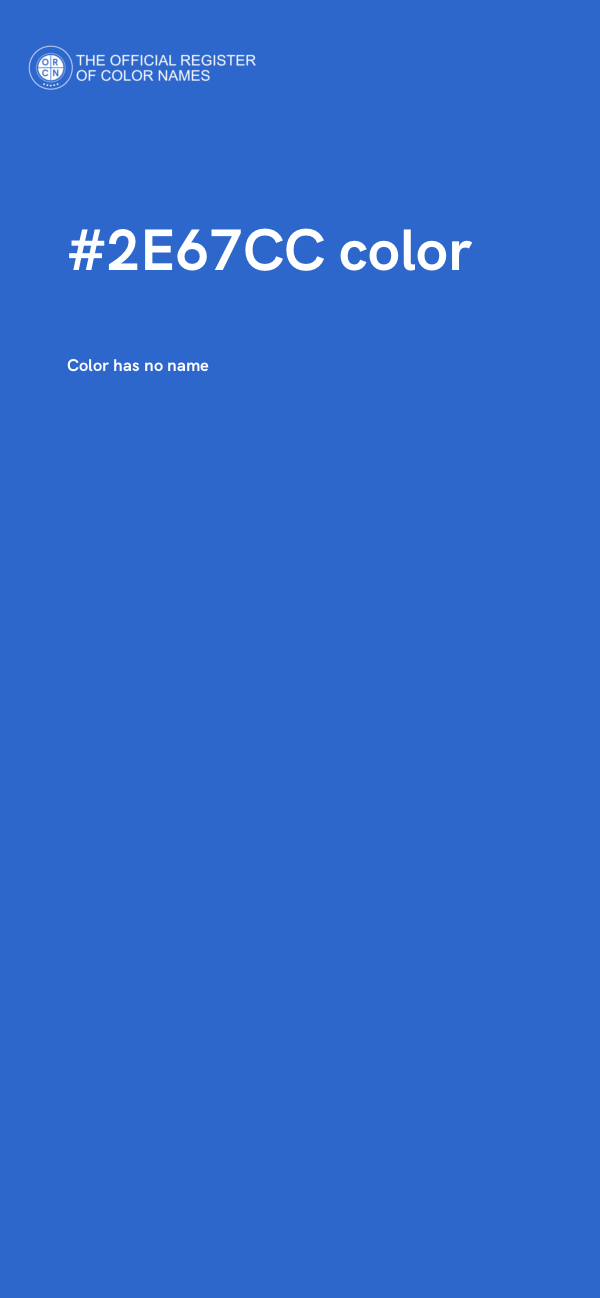 #2E67CC color image
