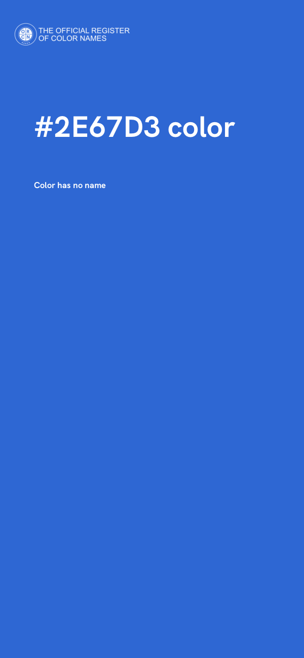 #2E67D3 color image