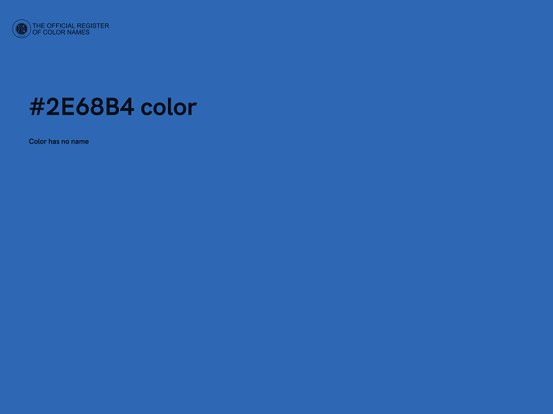 #2E68B4 color image