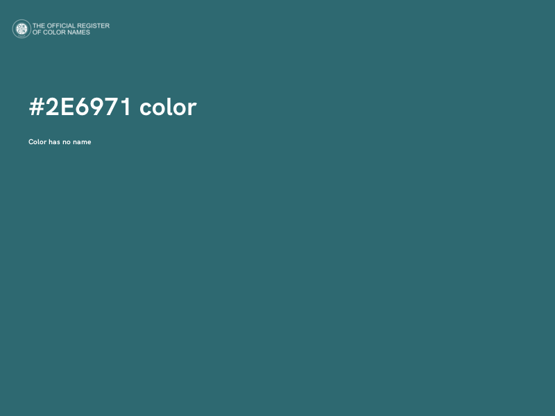 #2E6971 color image