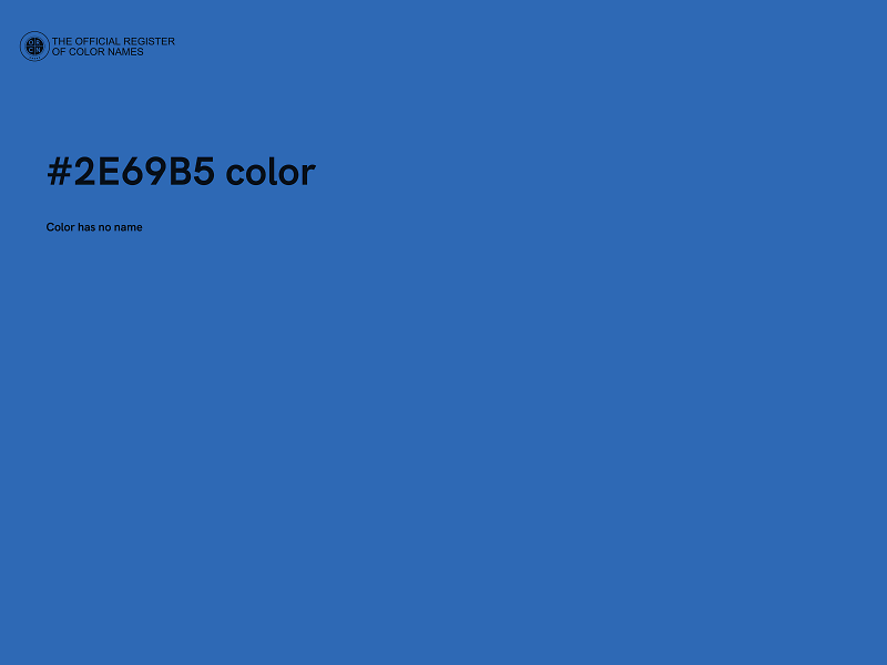 #2E69B5 color image