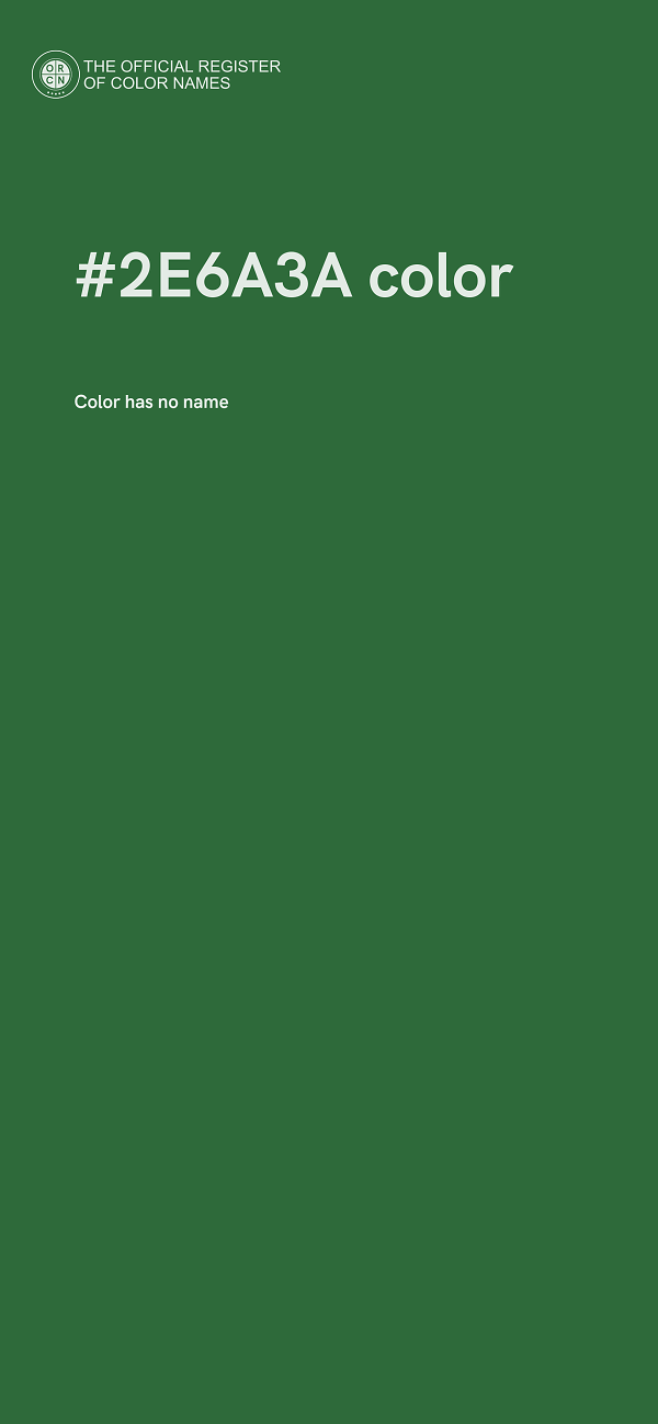 #2E6A3A color image