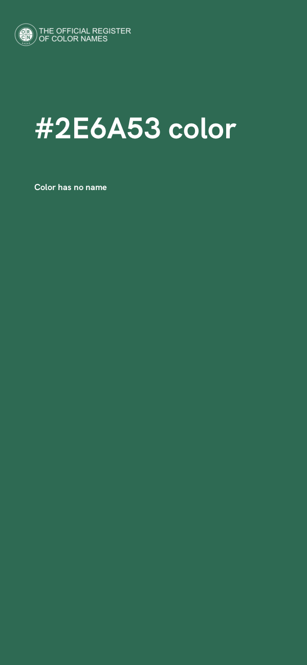 #2E6A53 color image