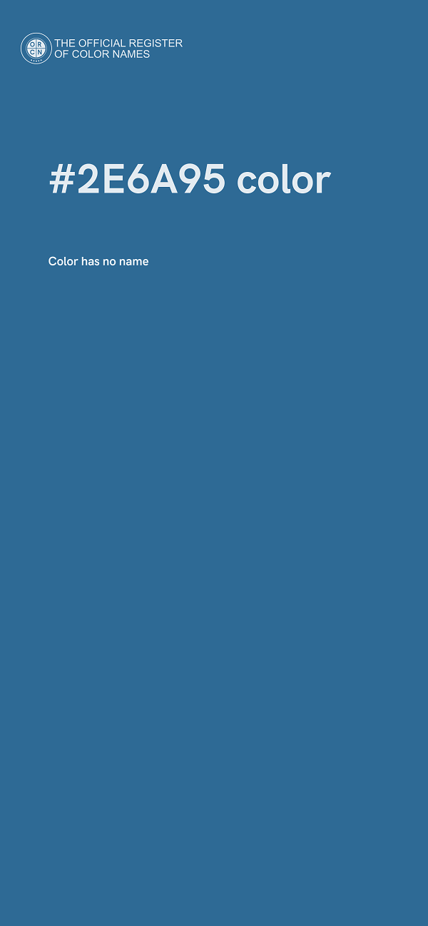#2E6A95 color image