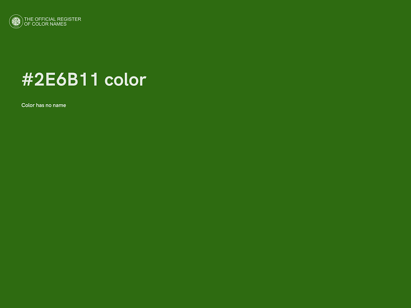#2E6B11 color image