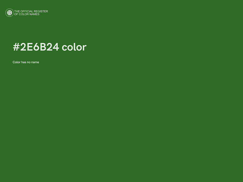 #2E6B24 color image