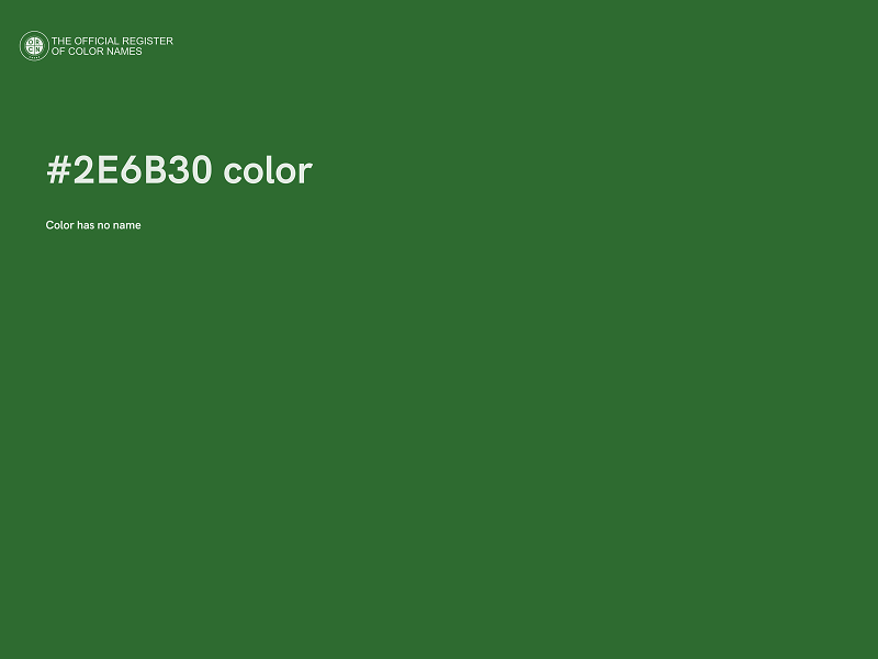 #2E6B30 color image