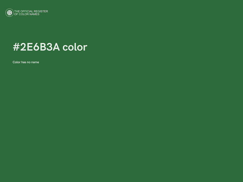 #2E6B3A color image