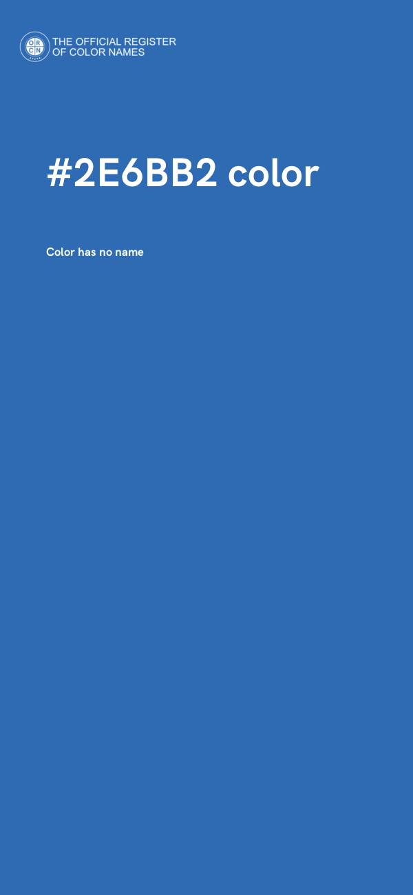 #2E6BB2 color image