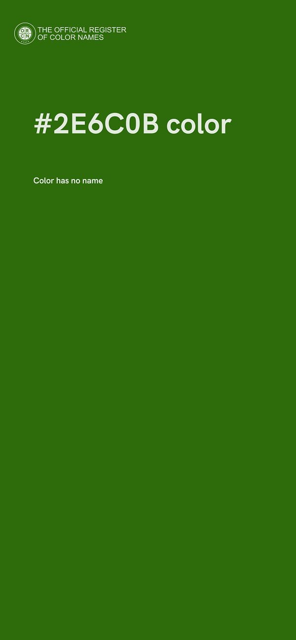 #2E6C0B color image